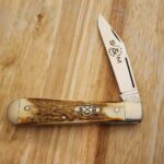 Schatt & Morgan Stag Clip Point knife for sale