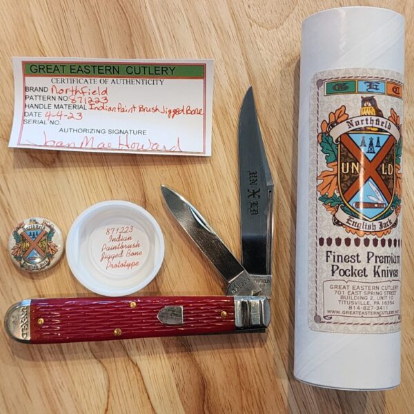 Great Eastern Cutlery #871223 Indian Paintbrush Jigged Bone - Image 6