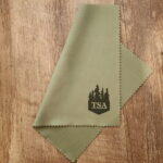 TSA Knives Silky 6x7” Dark Olive Green Cleaning Cloth knife for sale