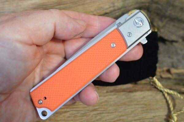 Artisan Classic Folder D2 Orange G-10 Handle - Image 6