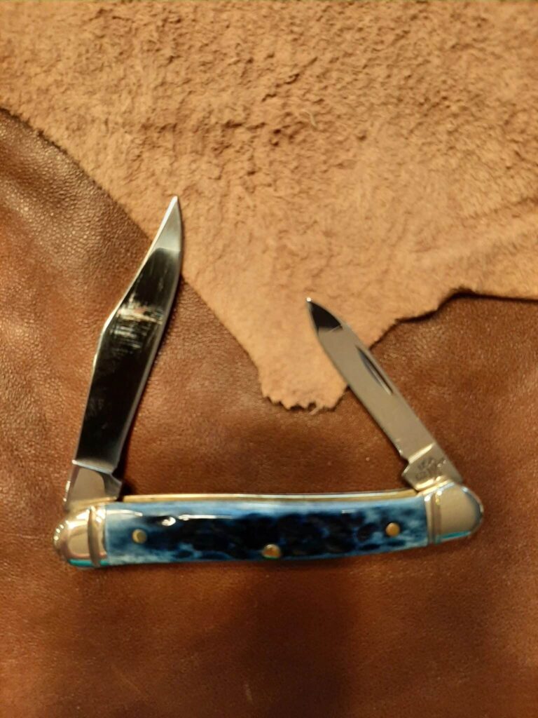 Case 62109 x SS Mini Copperhead Pocket Warn Denim Bone – gallery image 4