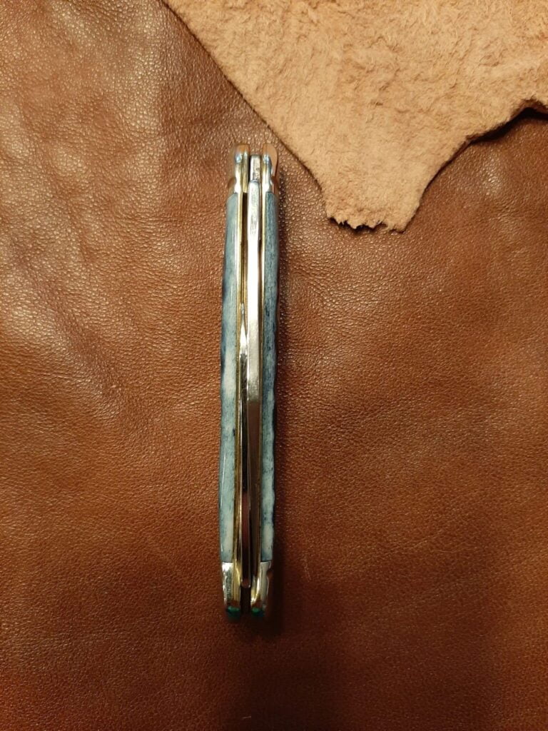 Case 62109 x SS Mini Copperhead Pocket Warn Denim Bone – gallery image 5
