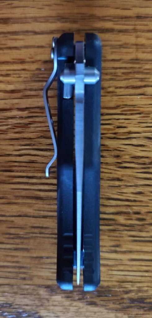 Camillus Frame Lock folder with belt clip Sizzler, Robo Powered – gallery image 4