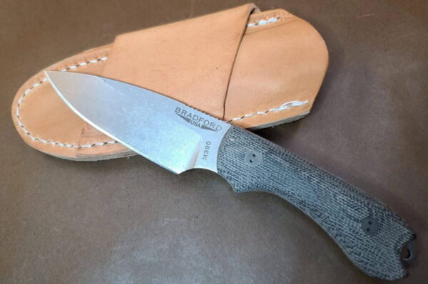 Bradford Gardian 3, 3D Black ,M390, Sabre Grind, Stonewash Finish - Image 2