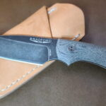 Bradford Gardian 3, 3D Black Micarta ,M390, Sabre Grind, Nimbus Finish knife for sale