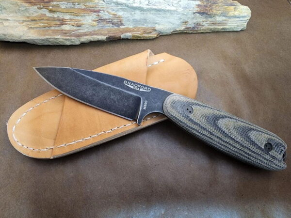 Bradford Gardian 3.5, 3D Camo Micarta ,M390, Sabre Grind, Nimbus Finish - Image 4