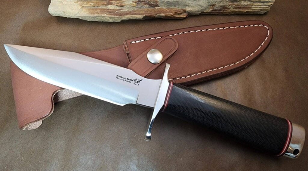 Blackjack Classic Blades Model 5 Black Canvas Micarta – gallery image 3
