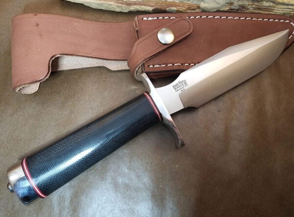 Blackjack Classic Blades Model 5 Black Canvas Micarta – gallery image 1