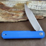 CIVIVI C917b Chronic Blue G10 Handle Gray SS Liner Satin Finish 9Cr18MoV Blade knife for sale