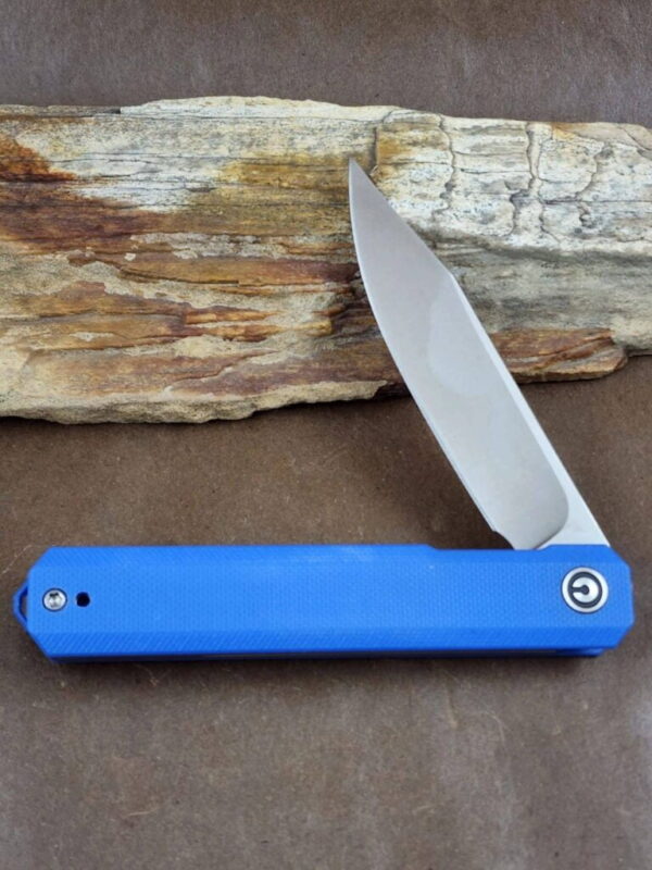 CIVIVI C917b Chronic Blue G10 Handle Gray SS Liner Satin Finish 9Cr18MoV Blade