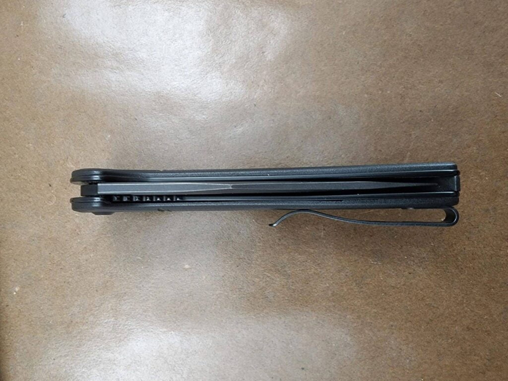 CIVIVI Ortis C2013D Black Fiber Glass Reinforced Nylon Handle Black Stonewashed 9Cr18MoV Liner Lock – gallery image 5