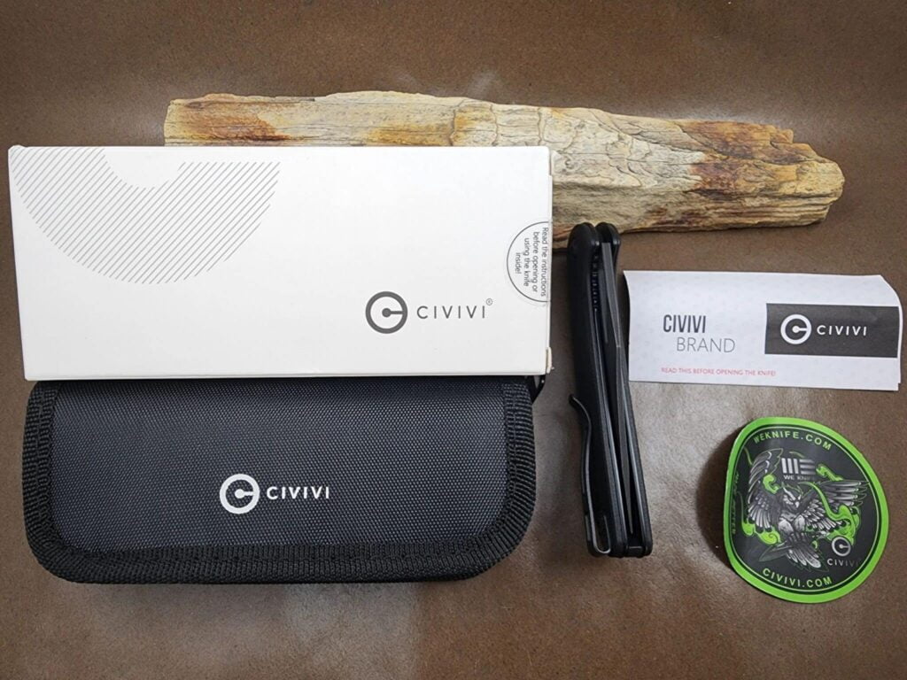 CIVIVI Ortis C2013D Black Fiber Glass Reinforced Nylon Handle Black Stonewashed 9Cr18MoV Liner Lock – gallery image 3