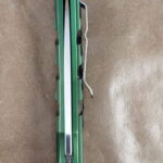 Piranha X "Green" Plain 154CM Blade knife for sale