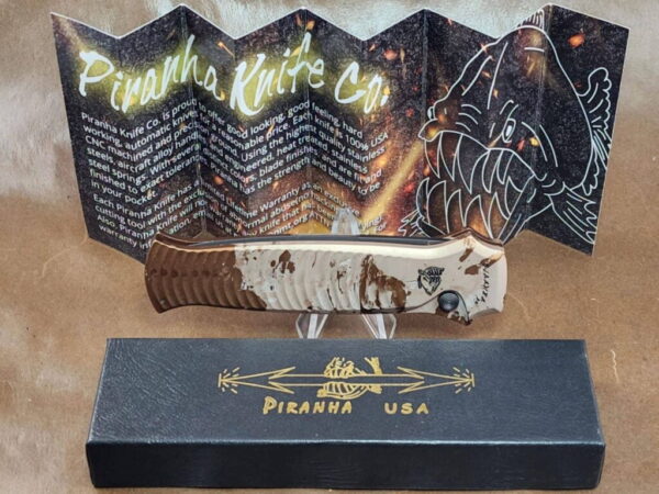 Piranha X "Camo" Plain 154CM Blade Black Tactical Blade - Image 3