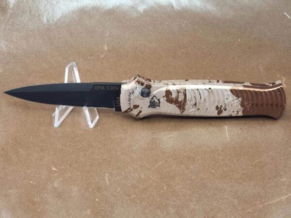 Piranha X "Camo" Plain 154CM Blade Black Tactical Blade - Image 2