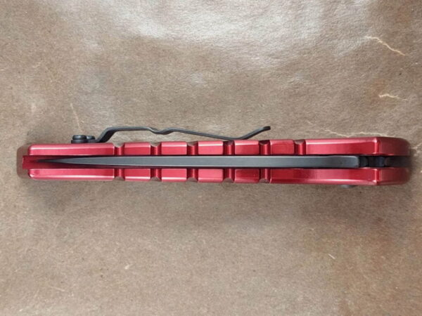 Piranha Amazon "Red" Plain 154CM Tactical Black Blade - Image 3