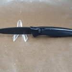 Piranha DNA Black Plain S30V Black Blade knife for sale