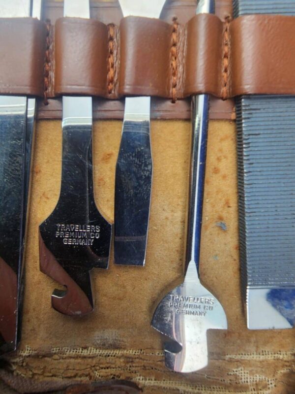 Antique Tool Kit Travelers Premium Co. C.1900 - Image 4