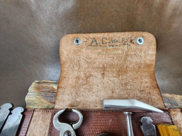 Antique Tool Kit A.C.Wales Abercrombie and Fitch Co.New York - Image 5