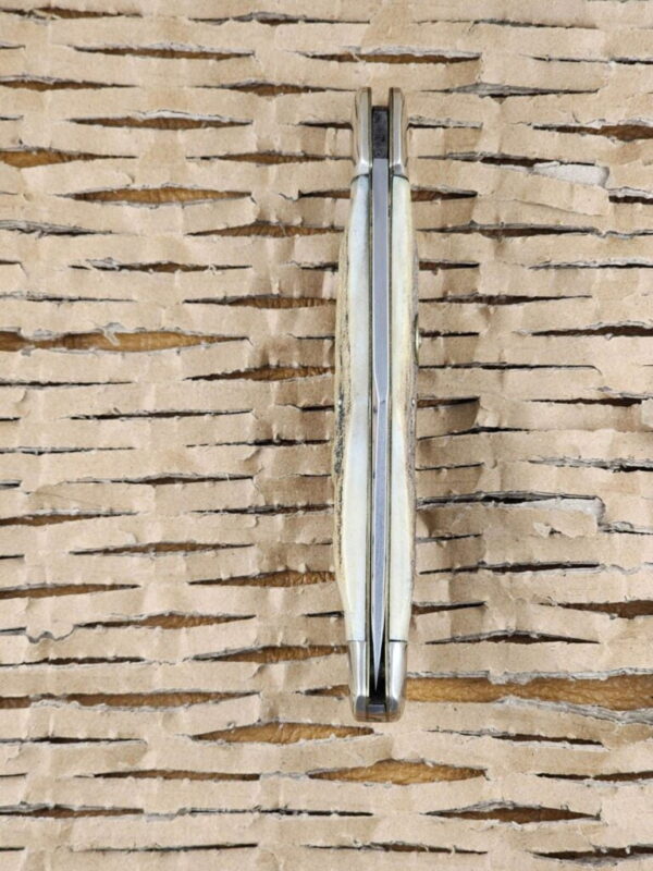 Custom Colorado USA Folding hunter in Genuine Stag #012 - Image 4