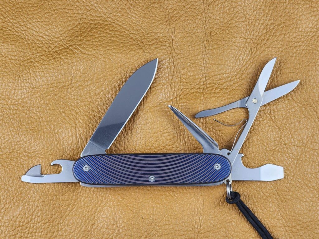 Custom Forge Custom Victorinox Pioneer X Titanium Meridians