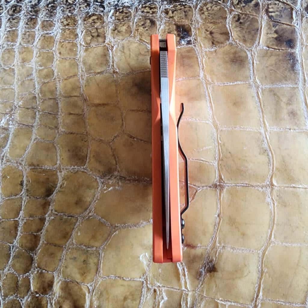 Spyderco Native 5 Salt (orange rit dye frn, light use - knife only, no box) – gallery image 2