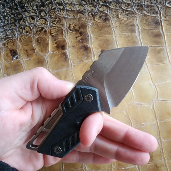 EOS Krab (carbon fiber scales, cpm154, custom armatus carry solutions kydex sheath ) - Image 3