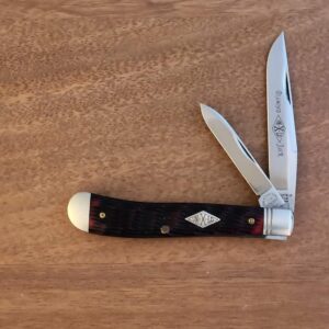 GEC 488213 Blood Red Jigged Bone Charlie Knife (Copy)