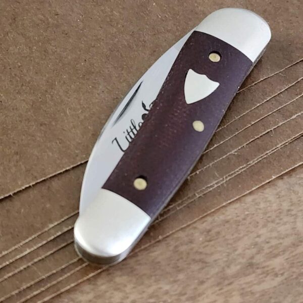 Great Eastern Cutlery #190120 Red Coral Canvas Micarta - Image 4