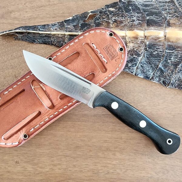 Bark River Black Canvas Micarta Cub EDC in CPM 3V 1st Production Run - Image 4