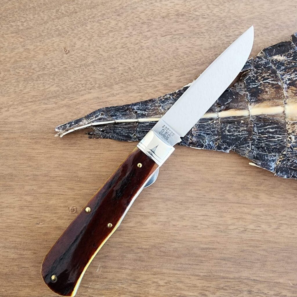 Great Eastern Cutlery #235120 L Antique Autumn Natural Bone knife for sale