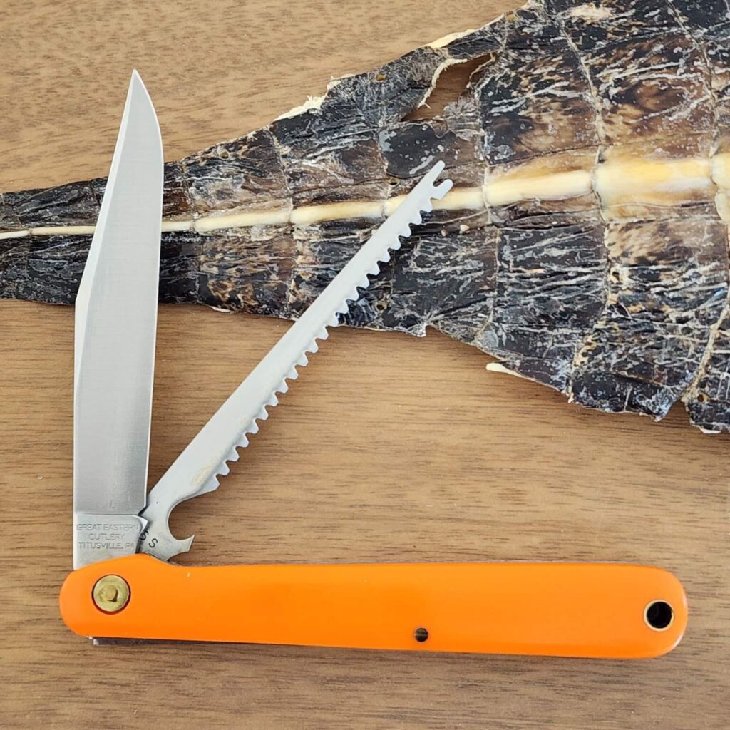 Great Eastern Cutlery #651213 Orange Delrin – gallery image 2