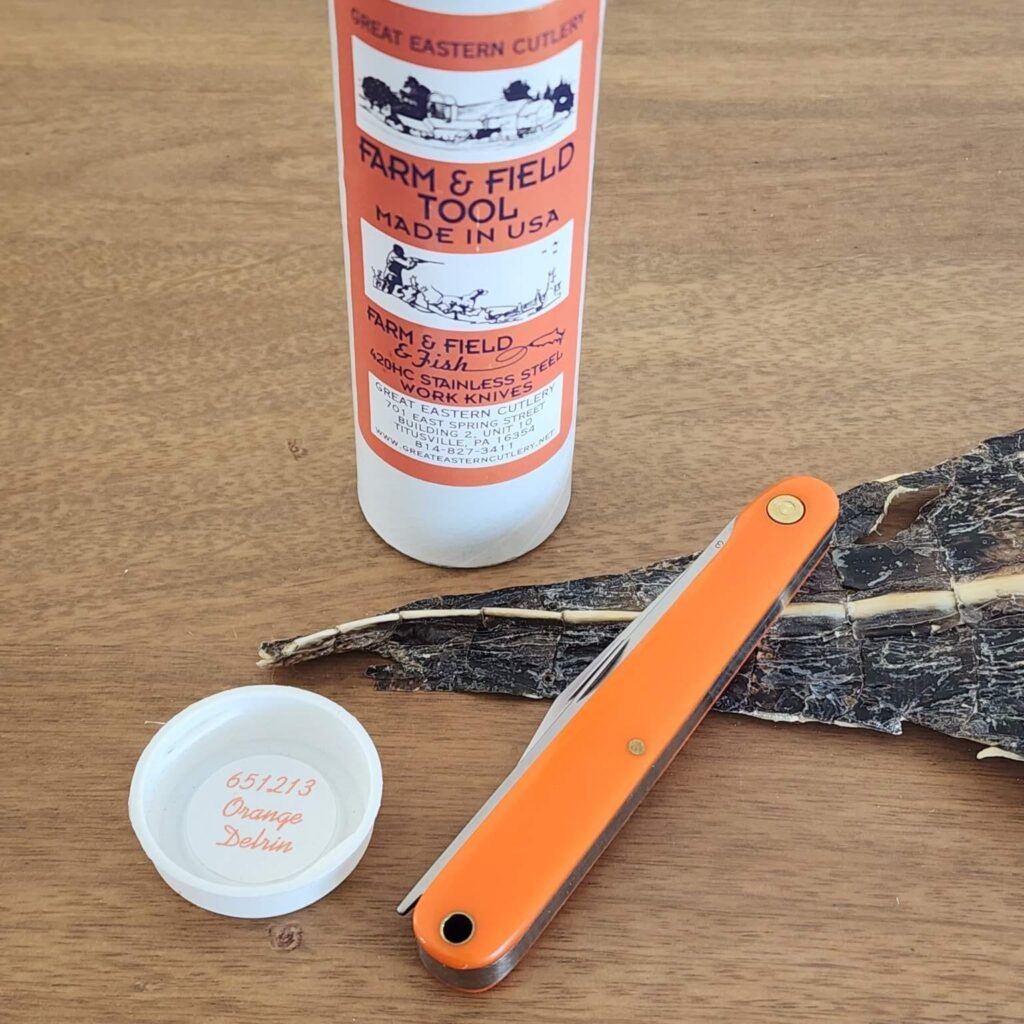 Great Eastern Cutlery #651213 Orange Delrin – gallery image 4