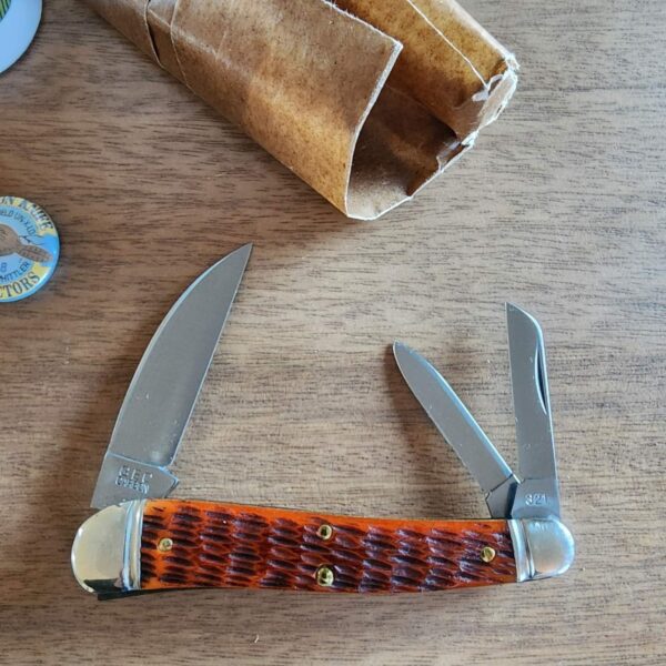 Great Eastern Cutlery #380321 Burnt Orange Jigged Bone - Image 2
