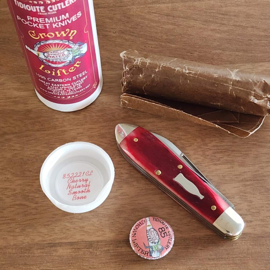 Great Eastern Cutlery #852221 CL Smooth Cherry Natural Bone knife for sale