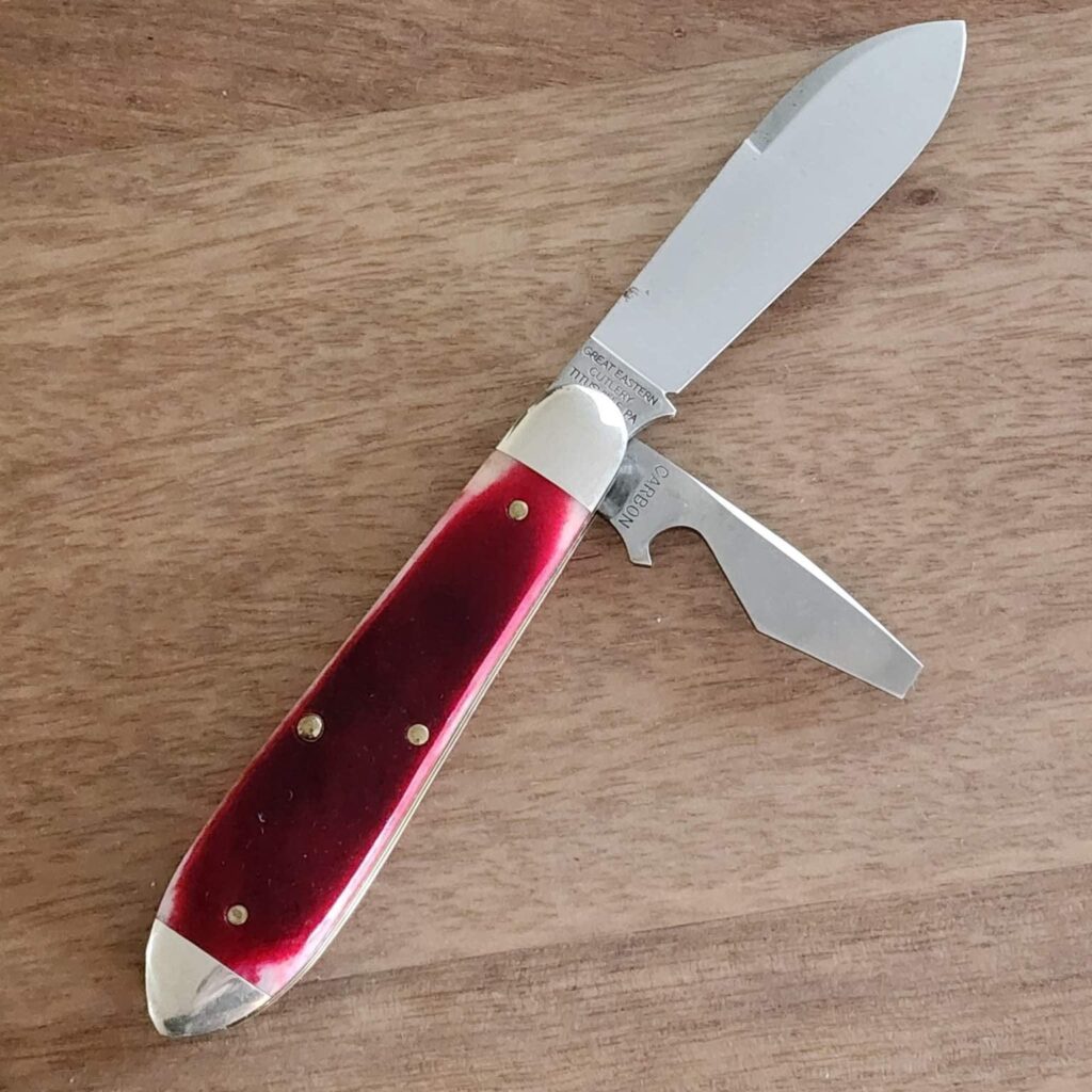 Great Eastern Cutlery #852221 CL Smooth Cherry Natural Bone knife for sale