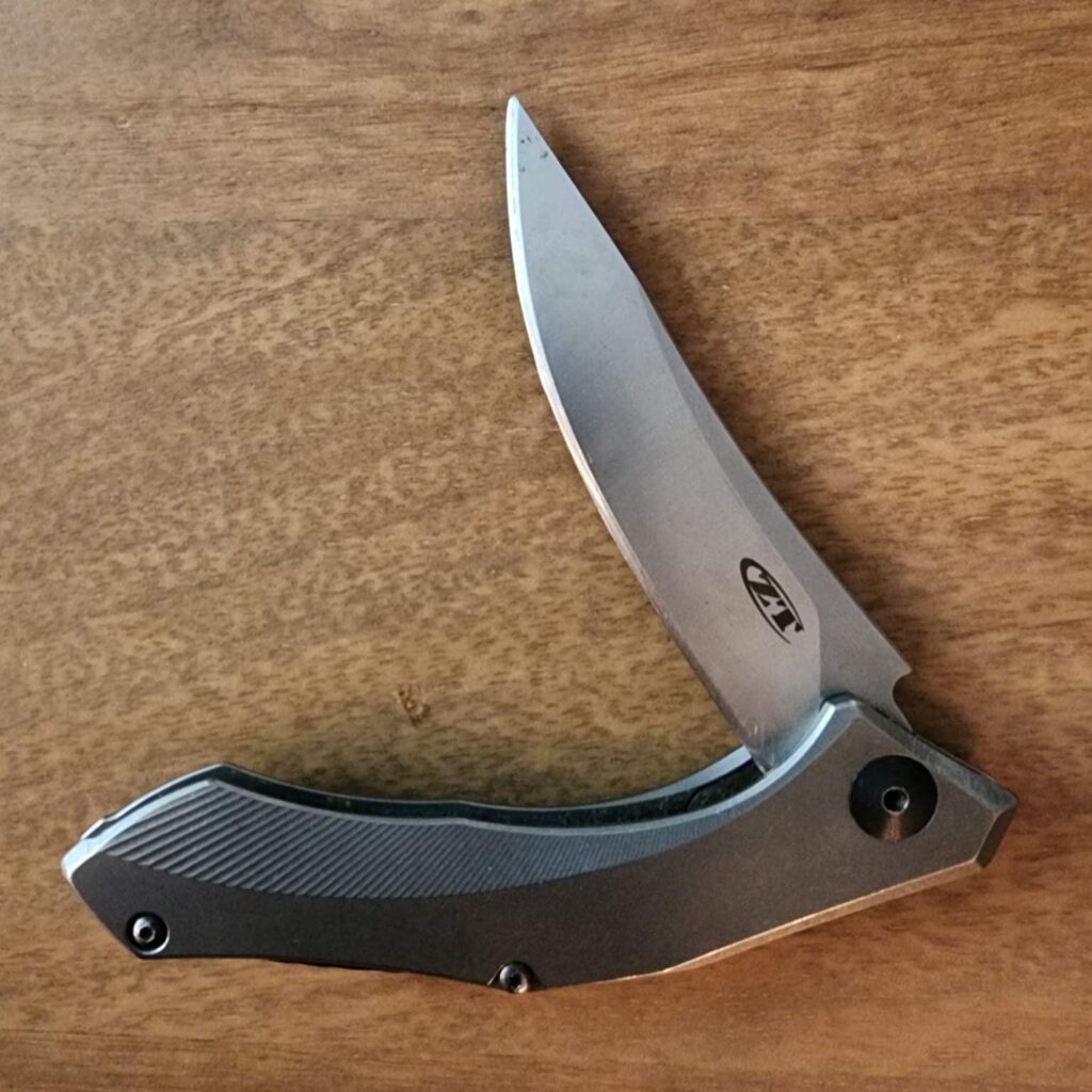 ZT USA 0460TI Sinkevich Design Ser. 1112 Titanium/CPM 20CV USED – gallery image 6