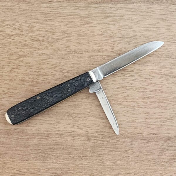 Remington Vintage 1930-1950 Black Jigged Bone Slipjoint - Image 2