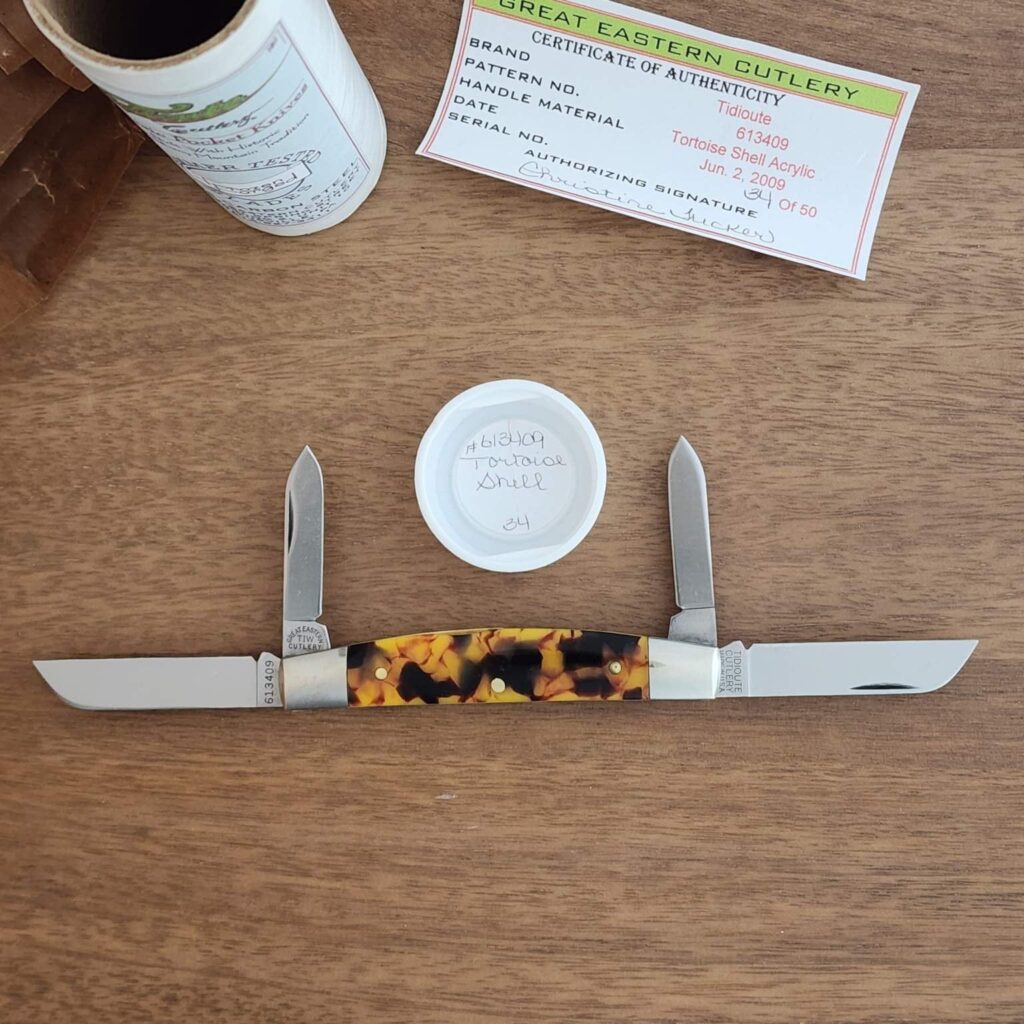 Great Eastern Cutlery #61340 Tidioute Tortoise Shell Acrylic SN 34 (1 of 43) – gallery image 2