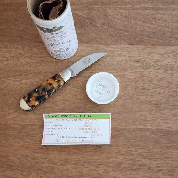 Great Eastern Cutlery #250109 J Tidioute Tortoise Shell Acrylic SN 12 (1 of 51) – gallery image 1