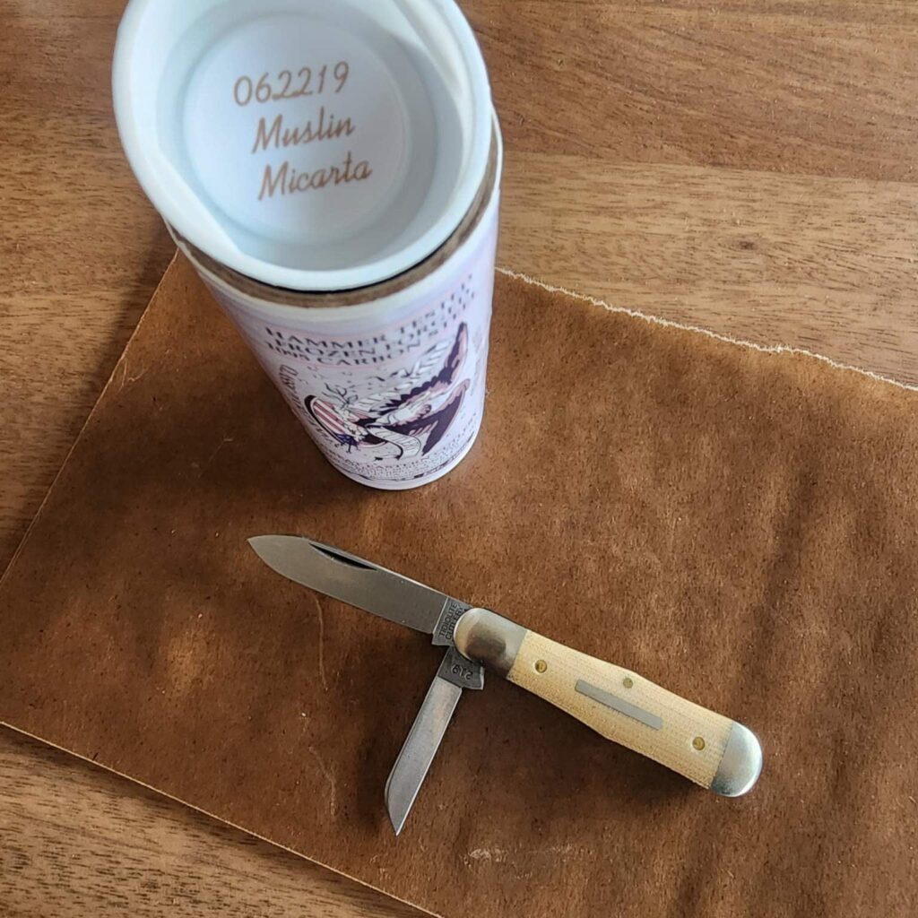 Great Eastern Cutlery #062219 Muslin Micarta knife for sale