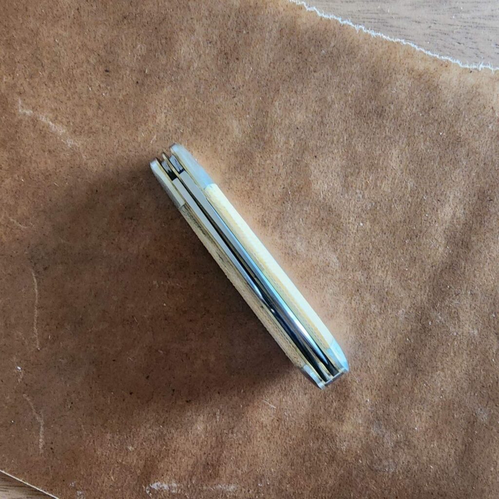 Great Eastern Cutlery #062219 Muslin Micarta knife for sale