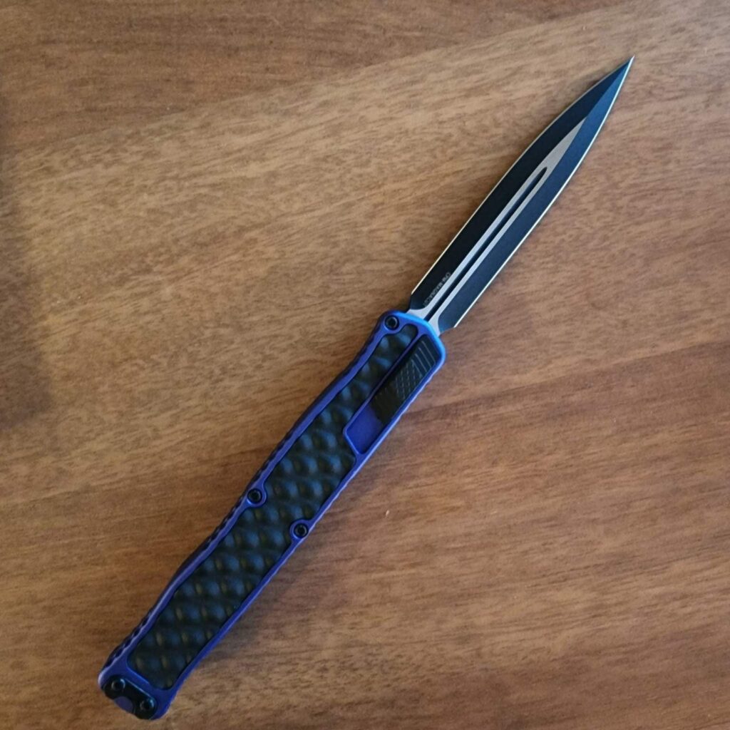Heretic Knives Cleric II Double Edge Black Two Tone Purple H020-10A-PU – gallery image 3