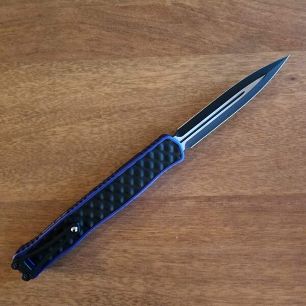 Heretic Knives Cleric II Double Edge Black Two Tone Purple H020-10A-PU – gallery image 1
