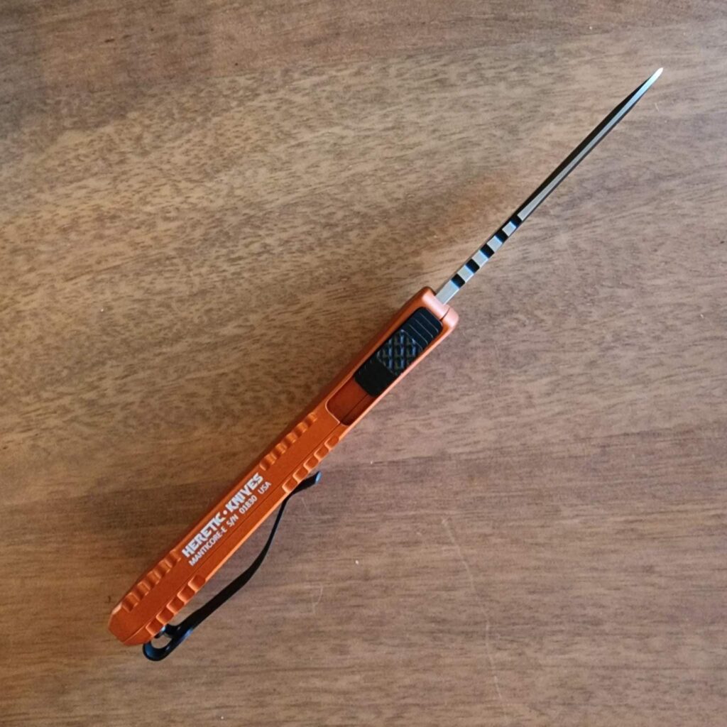 Heretic Knives Manticor E Recurve Black Orange H029-4A-ORG – gallery image 4