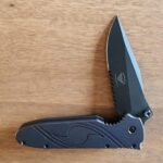 Paragon Knives USA "MOD" Master of Defense Frame Lock Aluminum Purple/Black knife for sale
