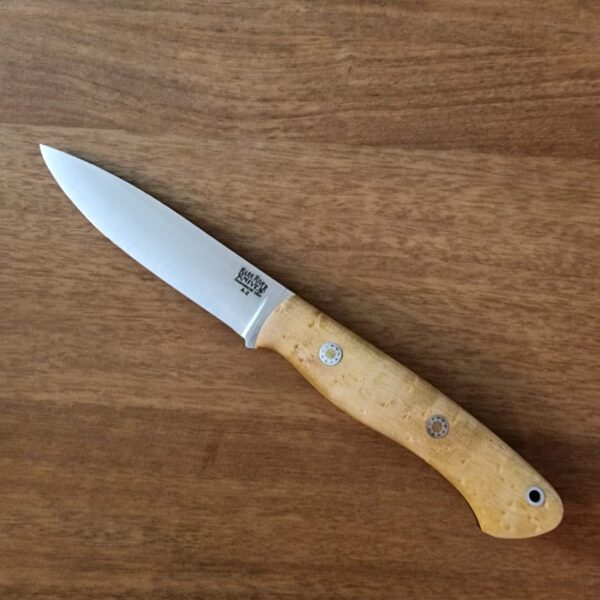 Bark River Aurora Natural Curly Maple With Yellow Liner Mosaic
