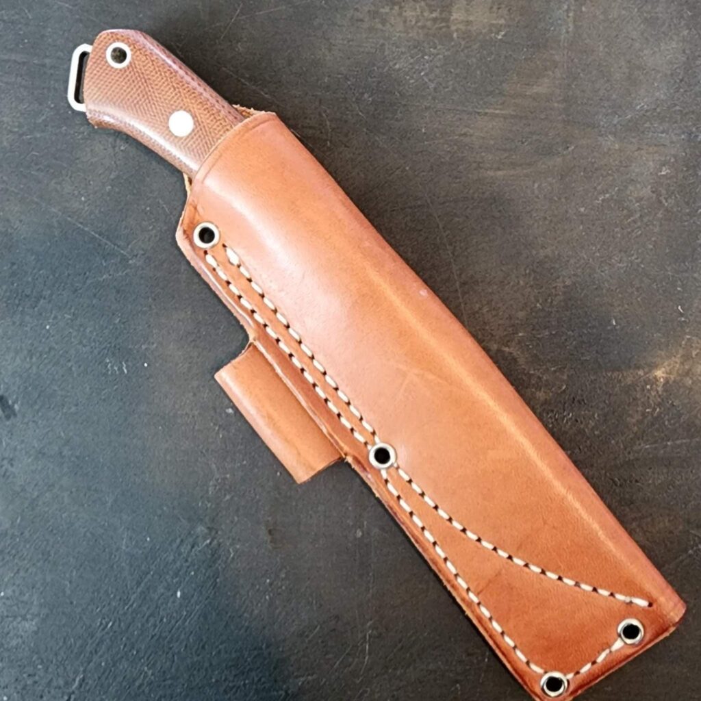 Bark River CPM D2 Brown Canvas Micarta Gently Used – gallery image 2