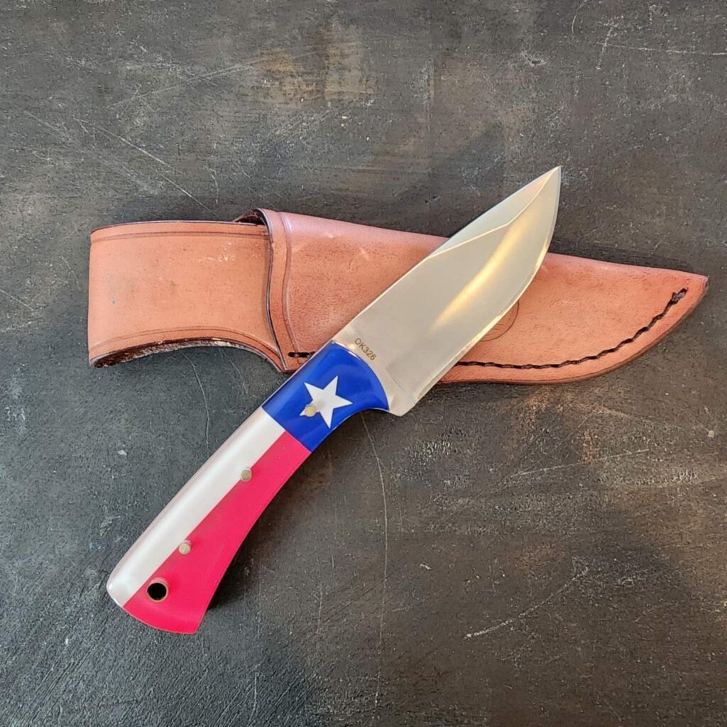 Circle SH Cutlery USA Texas Flag Acrylic OK326 gently used – gallery image 4