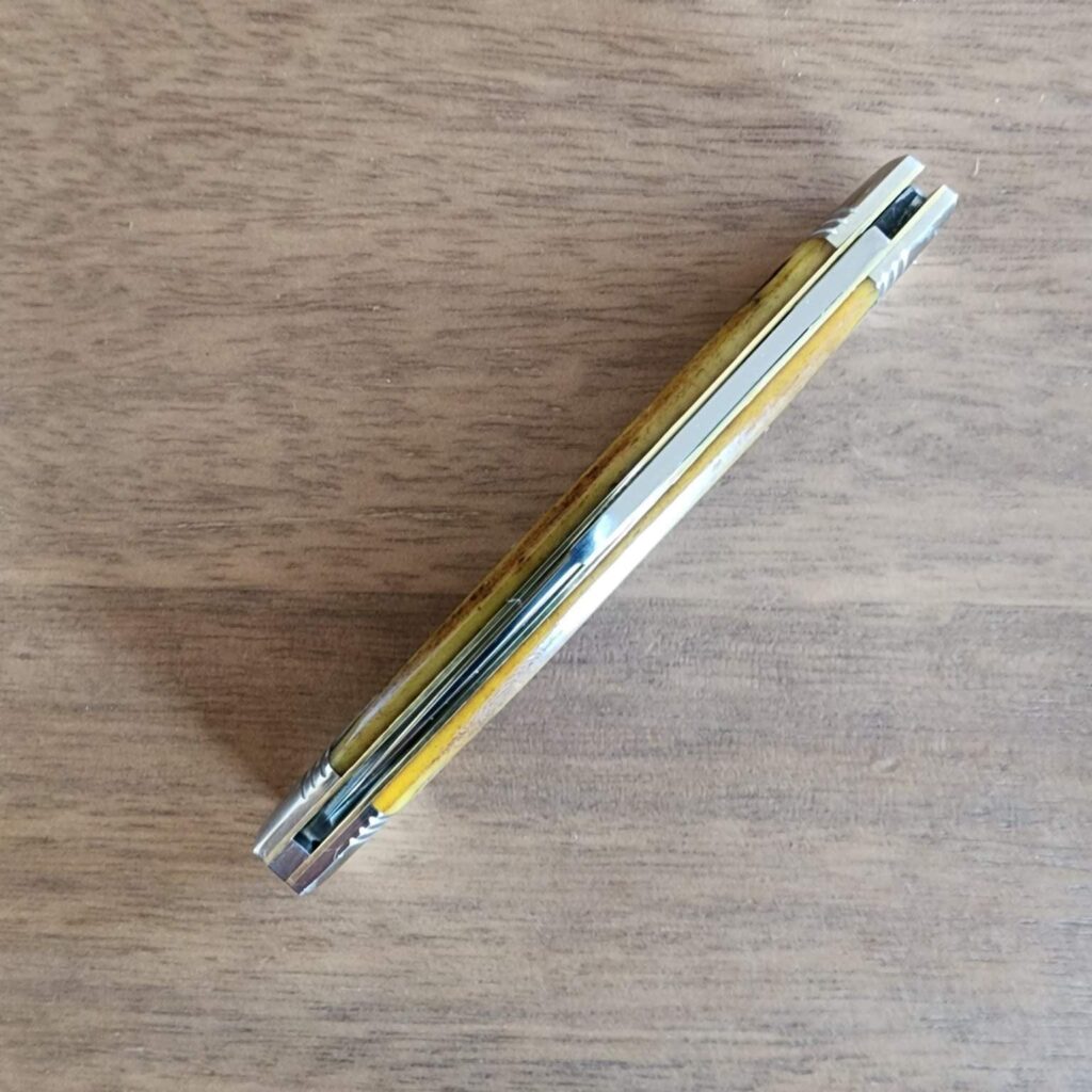 Great Eastern Cutlery #130124 Antique Yellow Spring Field Bone PROTOTYPE – gallery image 2